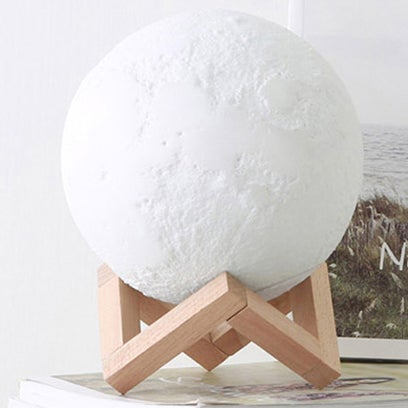 Avtoit | Creative Mini Rechargeable 3D Printed Moon 1-Light LED Table Lamp