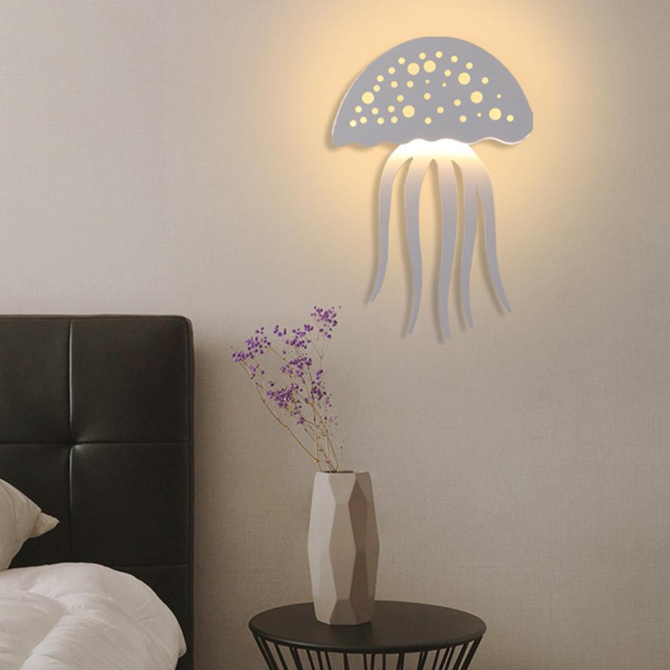 Avtoit | Modern creative 1-Light LED Jellyfish Wall Light