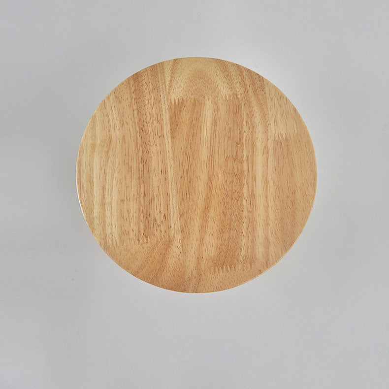 Avtoit | Modern Minimalist Round Irregular Oval Wood LED Wall Light Lamp for Living Room