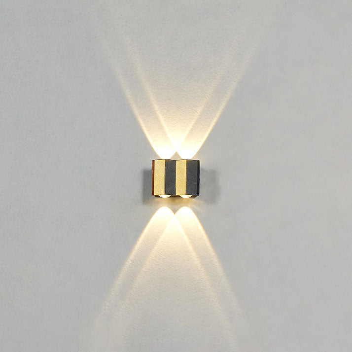 Avtoit | Modern Light Luxury Golden Aluminium Outdoor Waterproof Terrace LED Wall Light Lamp
