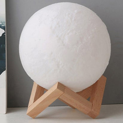 Avtoit | Creative Mini Rechargeable 3D Printed Moon 1-Light LED Table Lamp