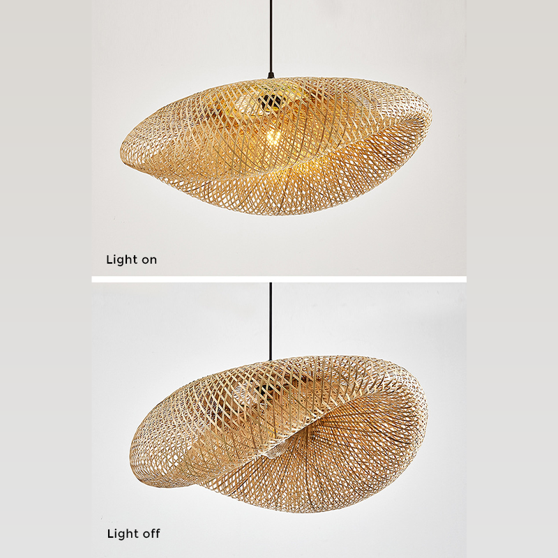 Avtoit | Rattan Woven Bamboo - Pendant Light - Led - Light