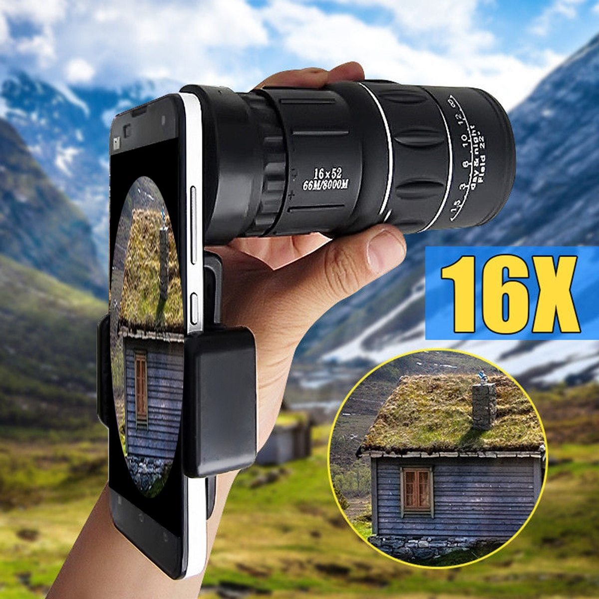 Avtoit | Hiking Monocular Digital Binocular Lens Camera HD