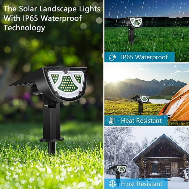 Avtoit | Solar LED Spotlight – Outdoor lighting with solar panel for garden and pathways