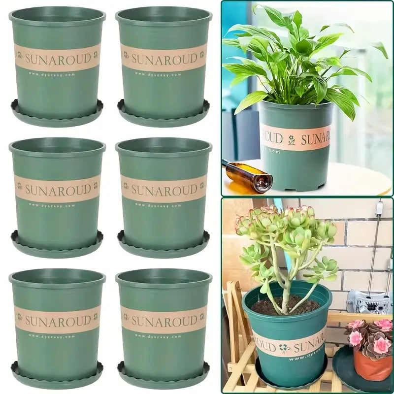 Avtoit | Robust Plant Pot Made of Plastic – Weatherproof Flower Pot for Garden and Balcony