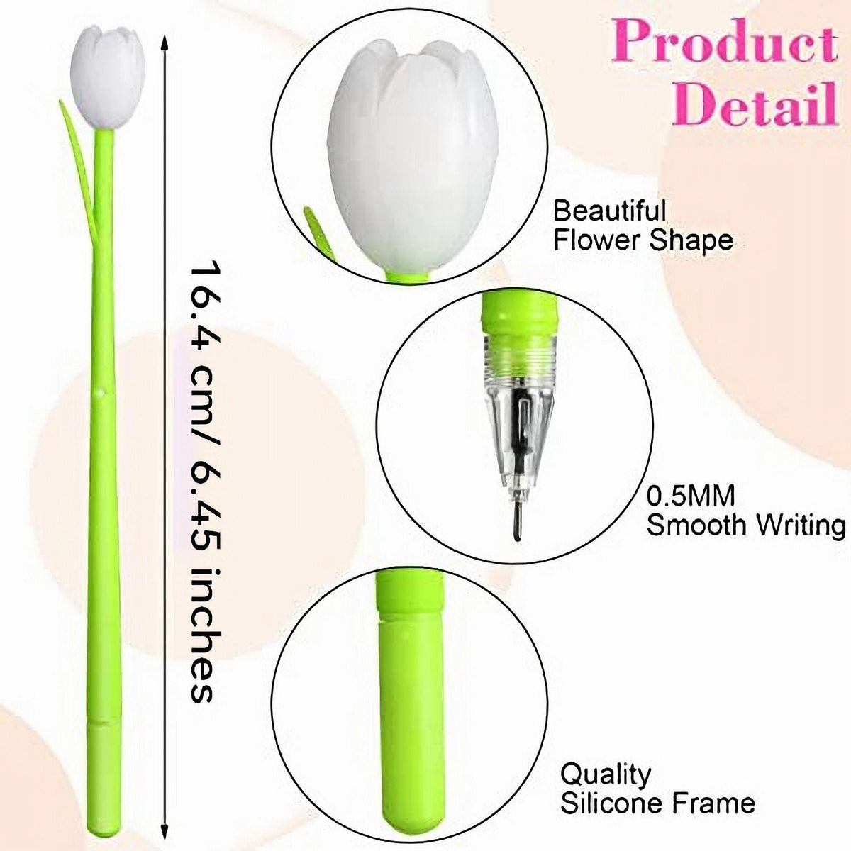Avtoit |  Color-changing tulip ballpoint pens(set of 6)