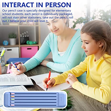 Avtoit | Multifunctional Pencil Case for Kids with 5pcs Pencils2B, Eraser and Ruler