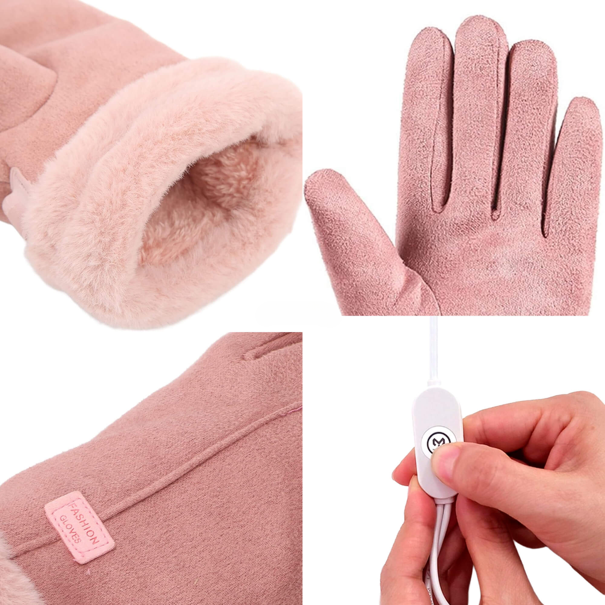 Avtoit | Heated Gloves for Women UK – Ladies Thermal Waterproof Winter Gloves with Touch Screen & USB Rechargeable Warm Design