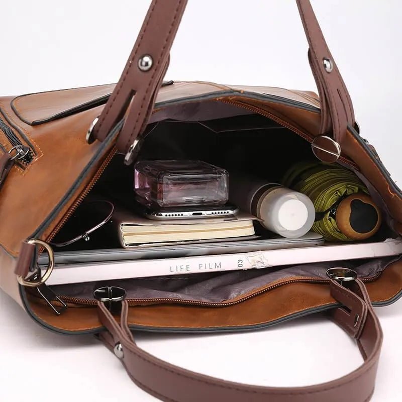 Avtoit | Elly – Women’s Vintage Leather Shoulder Bag | Handmade & Elegant Design