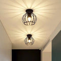 Avtoit | Modern Loft-style Ceiling Lamp with Open Cage Design