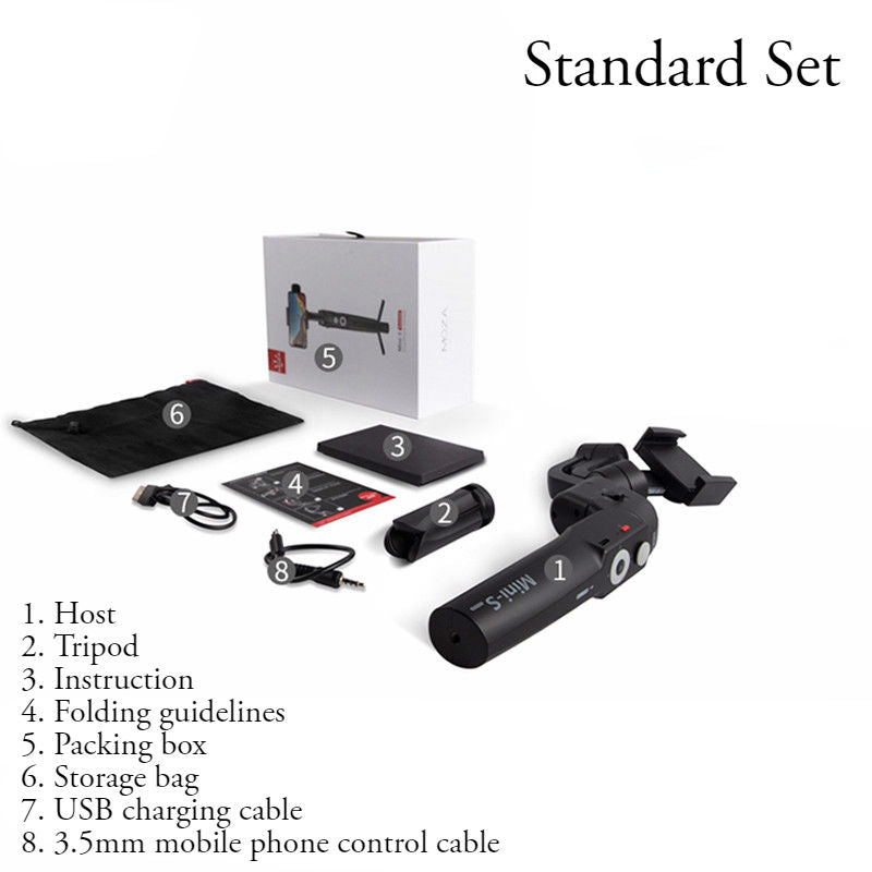 Avtoit | Mini Anti-shake Selfie Stick with Folding Storage, Three-axis Stabilization System, Object Tracking, Time-lapse Photography, Suitable for Professional or Daily Photography