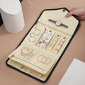 Avtoit | Foldable Jewelry Storage Bag, Roll Up Organizer Pouch, for Necklaces, Earrings, Bracelets, Rings, Chains, Brooches and More