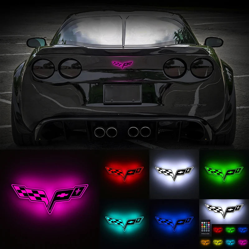 Corvette C6 LED Car Badge