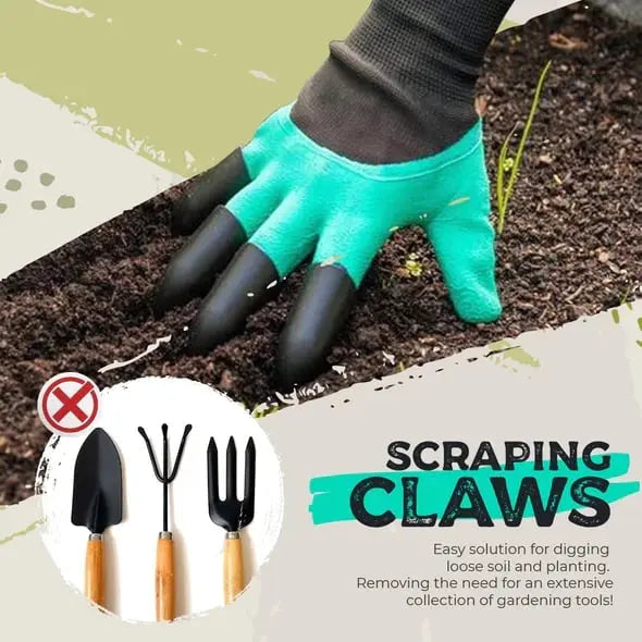 Avtoit | 1 Pair of Garden Gloves with Claws – Planting without Tools