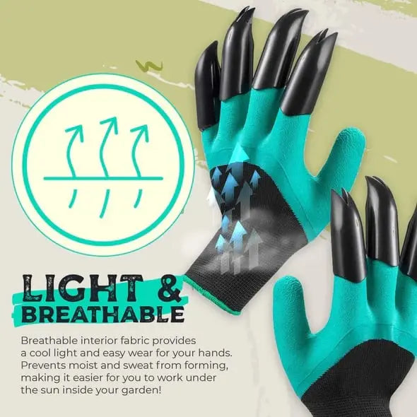 Avtoit | 1 Pair of Garden Gloves with Claws – Planting without Tools