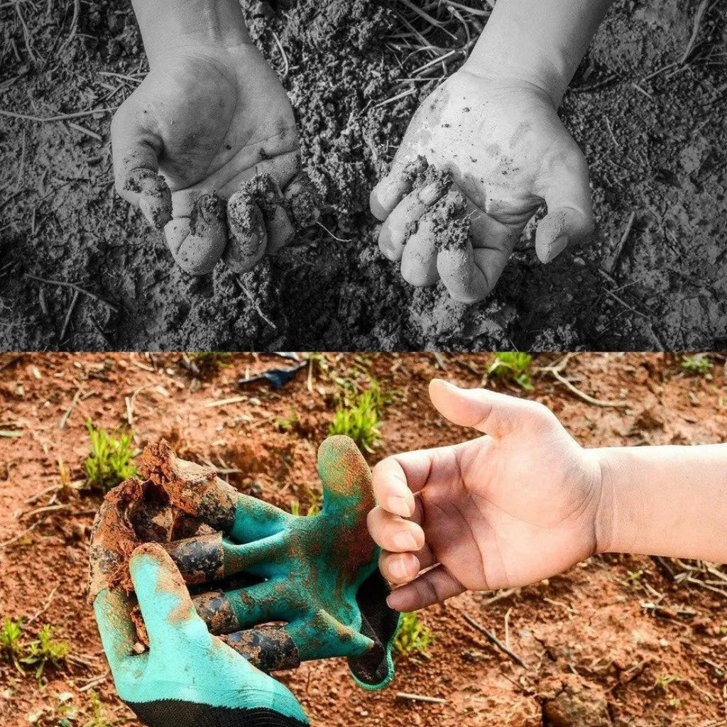 Avtoit | 1 Pair of Garden Gloves with Claws – Planting without Tools