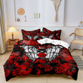 Avtoit | GothicLuxe - Skull & Rose-Themed Bed Set