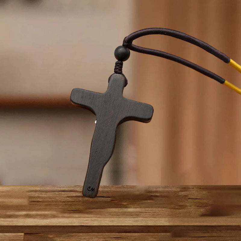 Avtoit | Jesus-Cross-Necklace made of Wood