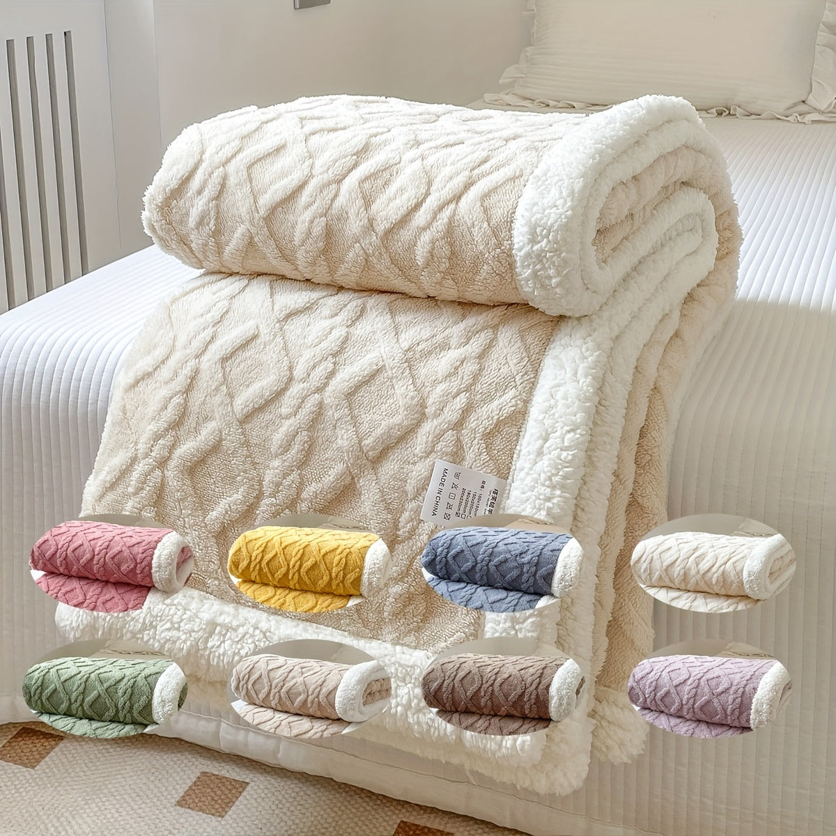 Avtoit | CozyNest - Reversible Fleece Blanket for Fall and Winter