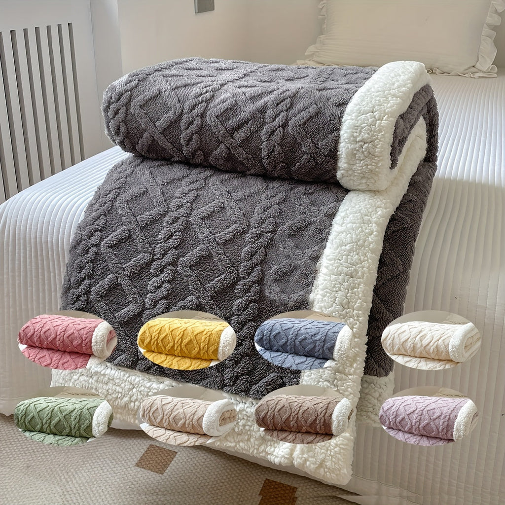Avtoit | CozyNest - Reversible Fleece Blanket for Fall and Winter