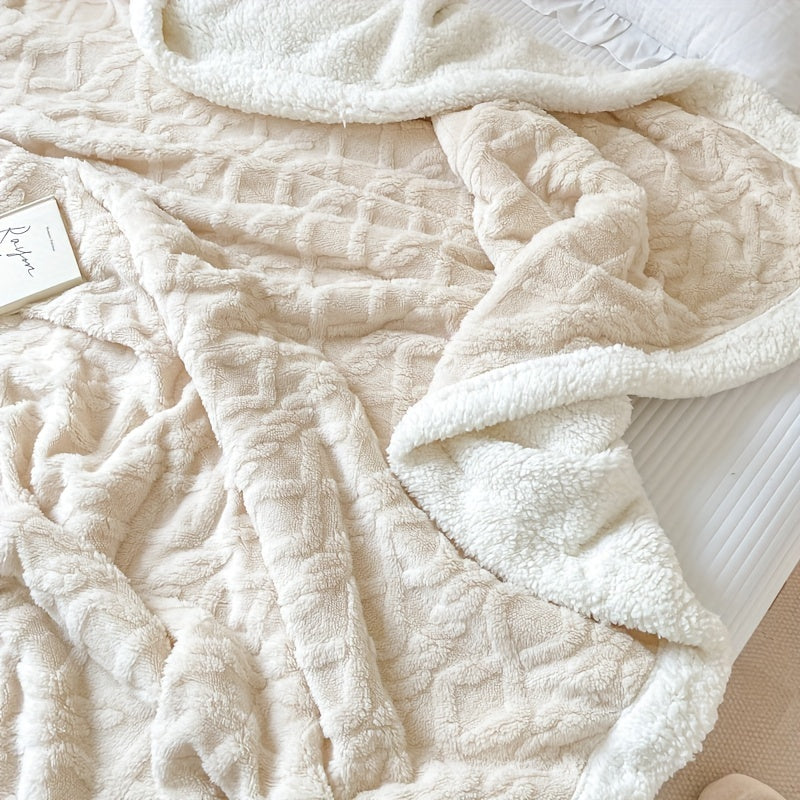 Avtoit | CozyNest - Reversible Fleece Blanket for Fall and Winter