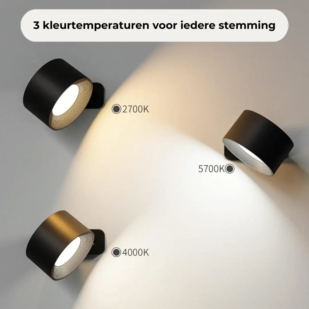 Avtoit | Wall lamp Rechargeable Wireless 360°