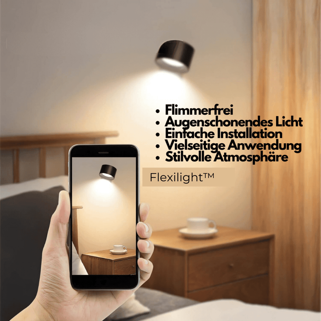 Avtoit | 360° wireless rechargeable wall light | Versatile LED lighting solution