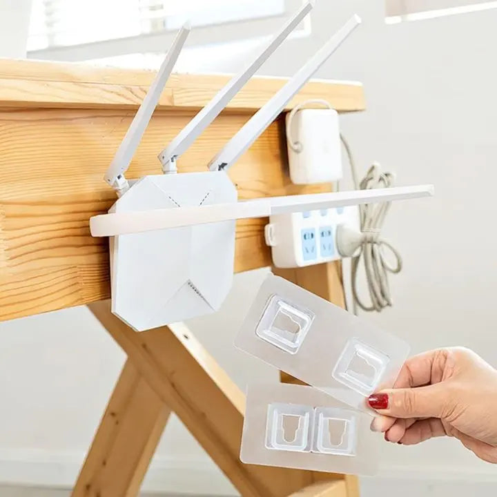 Avtoit | 10 Pair Transparent Wall Hooks – Strongly Adhesive & Versatile