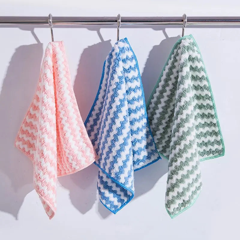 Avtoit | 10 pieces reusable microfiber cleaning cloth for kitchen and surfaces