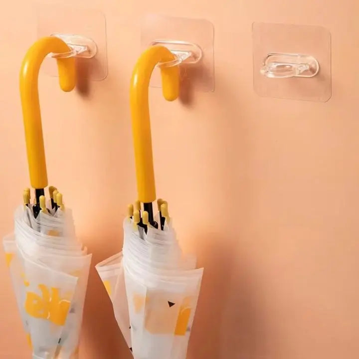 Avtoit | 10 pieces | Self-adhesive round wall hooks – versatile use