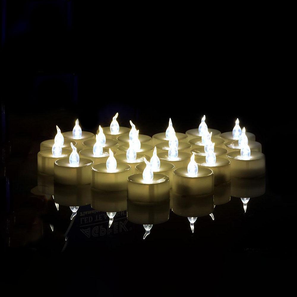 Avtoit | 100-Piece: White LED Candles Tea Light