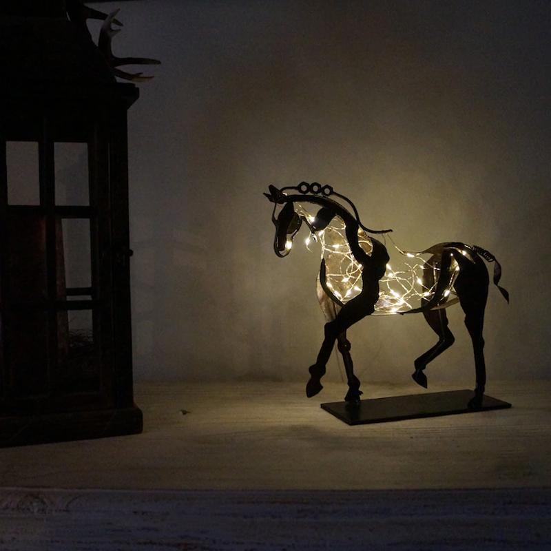 Avtoit | Handcrafted Metal Horse Sculpture "Adonis"