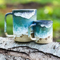 Avtoit | Paw Print Ocean Coastline Mug