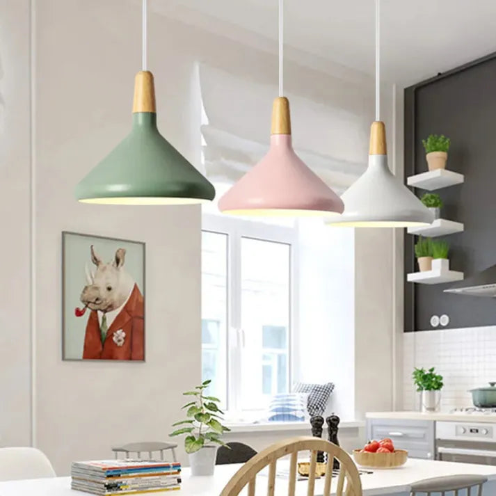 Avtoit | Macaron Pendant Light made of Metal Elegant Hanging Light