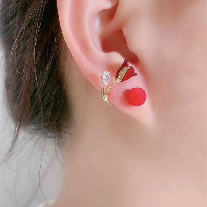 Avtoit | Tulip Flowers Versatile Earrings