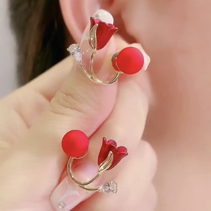 Avtoit | Tulip Flowers Versatile Earrings