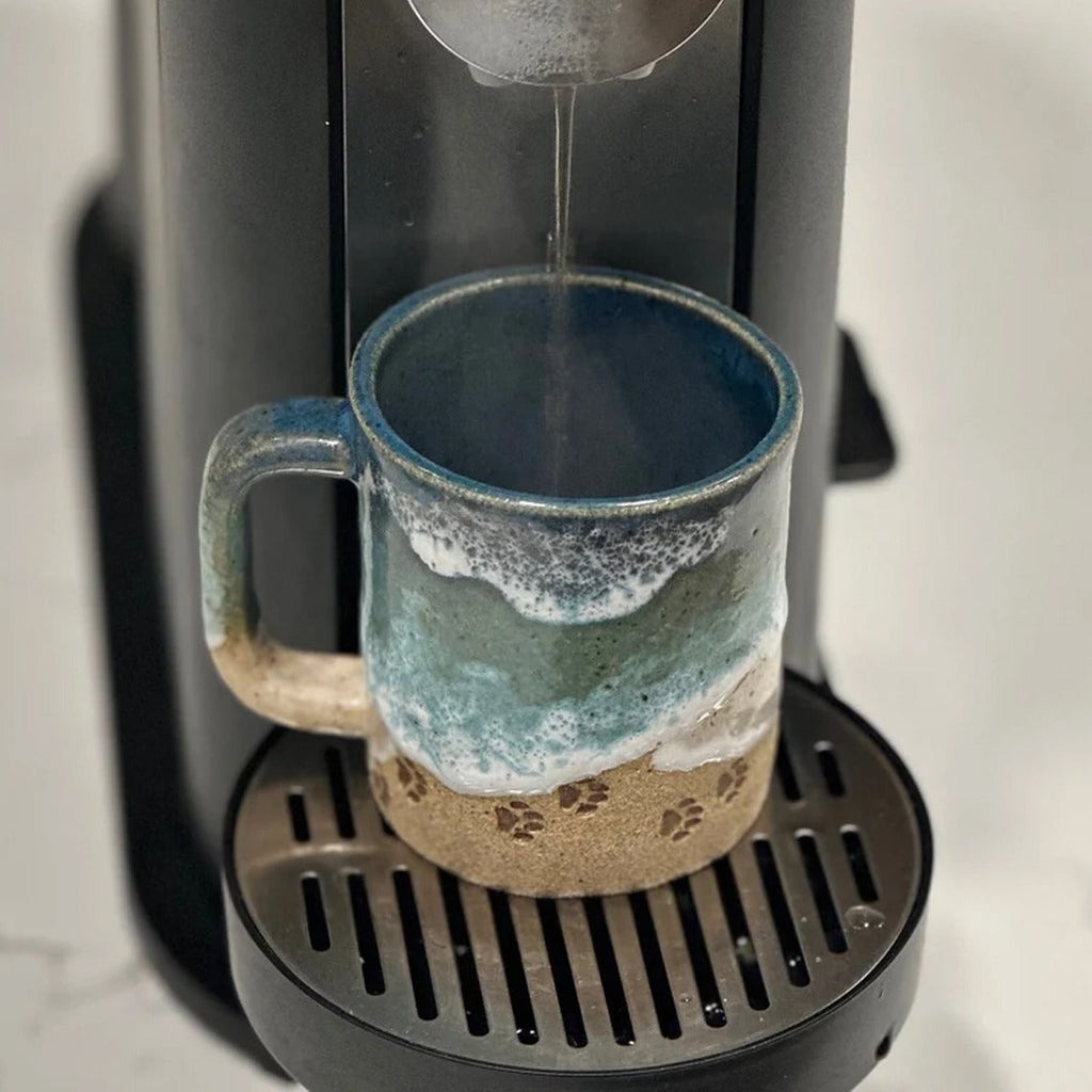 Avtoit | Paw Print Ocean Coastline Mug