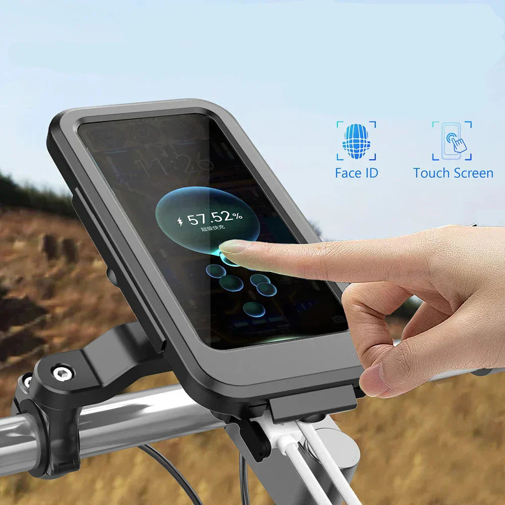 Avtoit | 15W Power Bank Waterproof Bike Handlebar Phone Mount