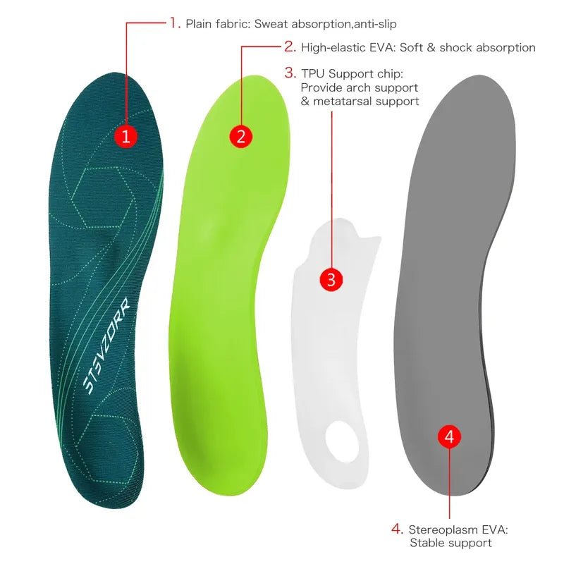 Avtoit | Running Plantar Fasciitis Arch Support Orthotic Insoles