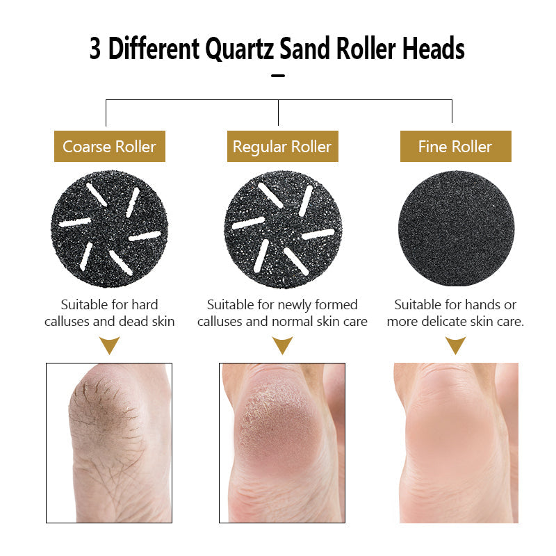 Avtoit | Electric Callus Remover Foot Corns Dead Skin Treatment Rechargeable Scraper Plumice Peel for Soft Toes