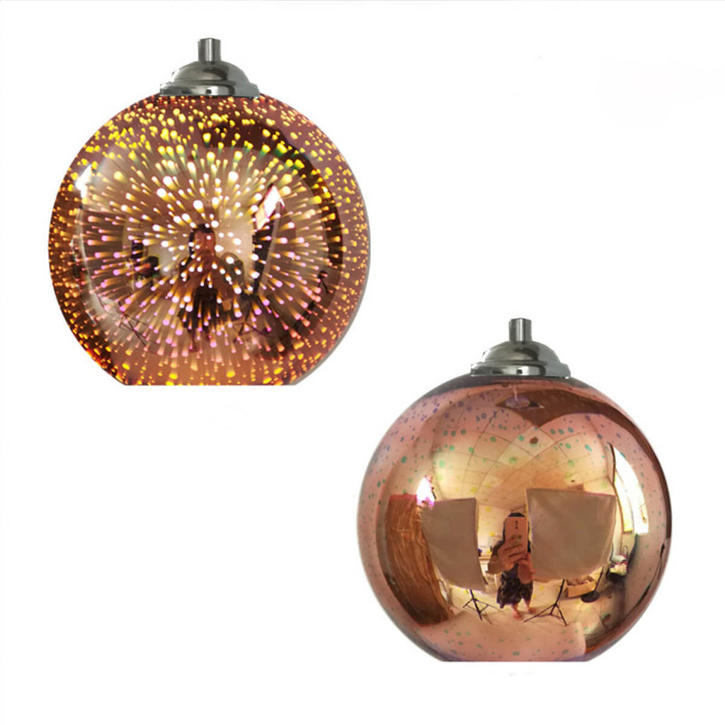 Avtoit | Modern creative 3D colorful firework glass 1-light dome pendant lamp