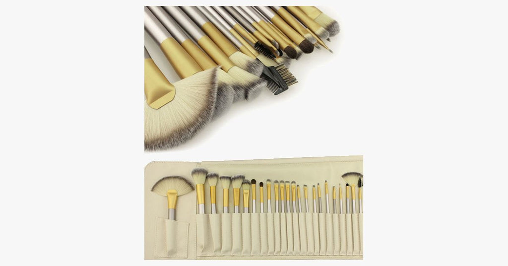 Avtoit | Crushed Mocha 24-piece Brush Set
