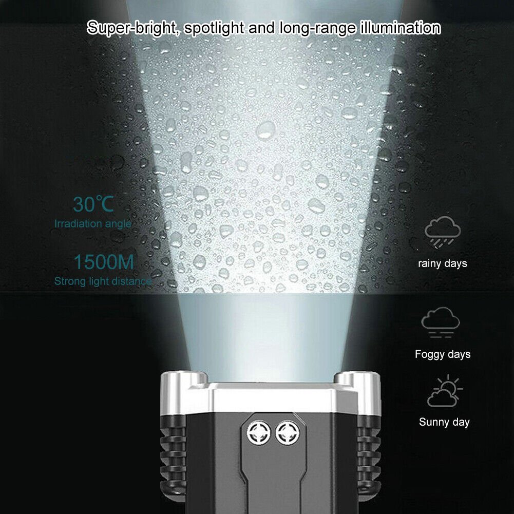 Avtoit | Super Bright Rechargeable LED Handheld Flashlight Portable Spotlight 4 Mode New