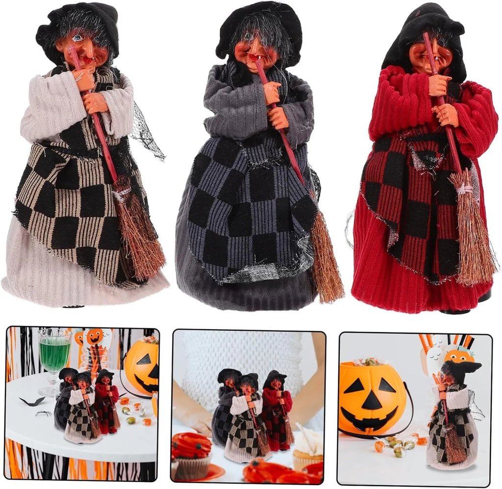 Avtoit | Halloween Witch Doll Statue Decor Desktop