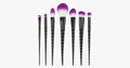 Avtoit | Black Unicorn Makeup Brush Set with 7 Brushes – For the Perfect Blending