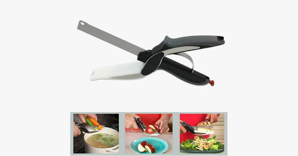 Avtoit | 2 in 1 Stainless Steel Food Chopper with Comfort Grip - Chopping Made Smart