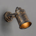 Avtoit | Metal cylinder wall lamp vintage rustic 1 light coffee house wall lamp pendant lamp in brass