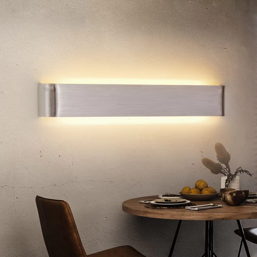 Avtoit | Nordic LED Wall Light - Modern Brushed Aluminum Indoor Wall Light