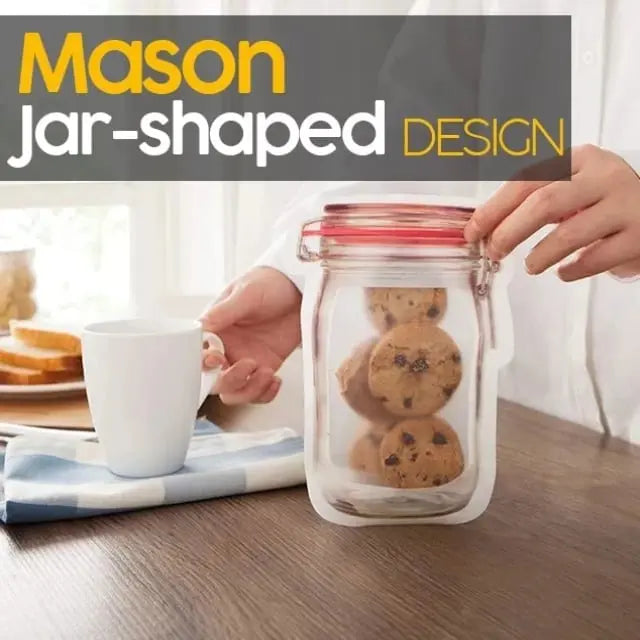 Avtoit | 10+10 | Reusable Ziplock bags in jar design