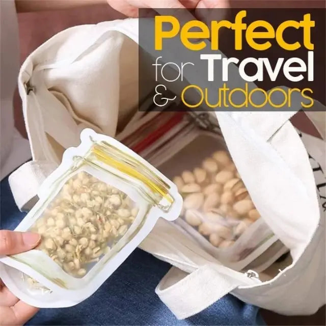 Avtoit | 10+10 | Reusable Ziplock bags in jar design